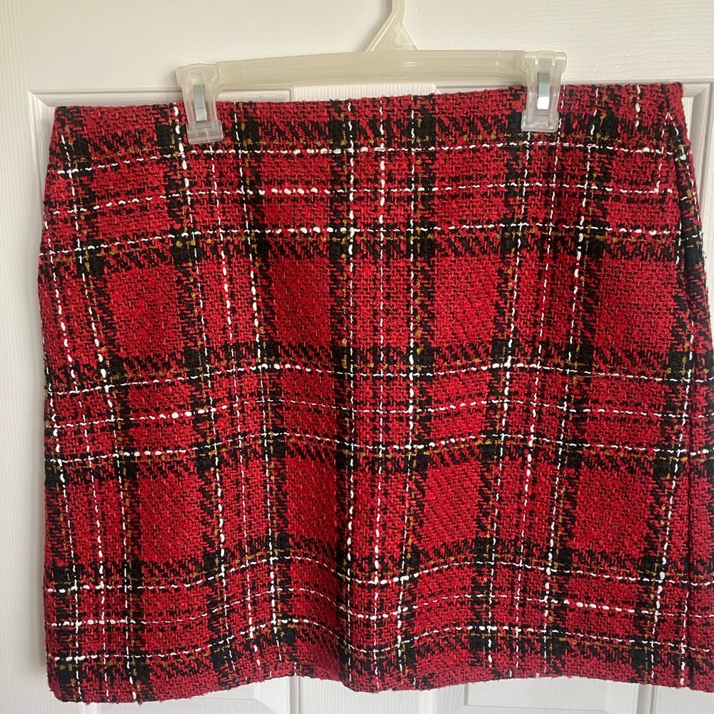 LOFT Plaid Skirt NWT (16)